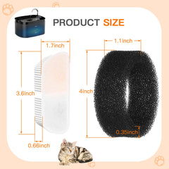 Filtre sans BPA Petilog pour fontaine chat, sécurité d’usage.