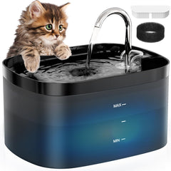 Fontaine Petilog pour chats au design robinet, invite à boire plus fréquemment.