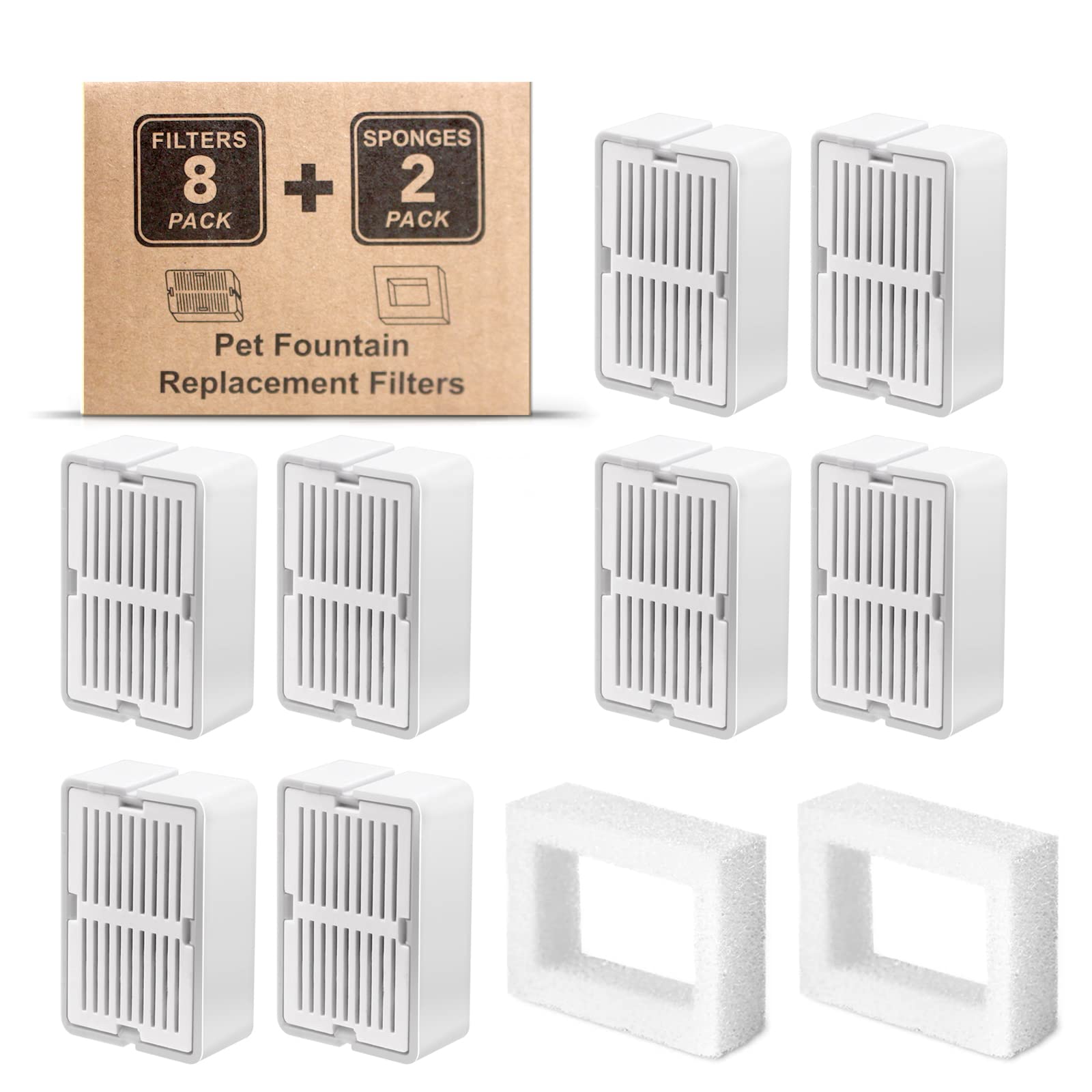 Emballage Petilog filtres prêt à remplacer, pratique et hygiénique.