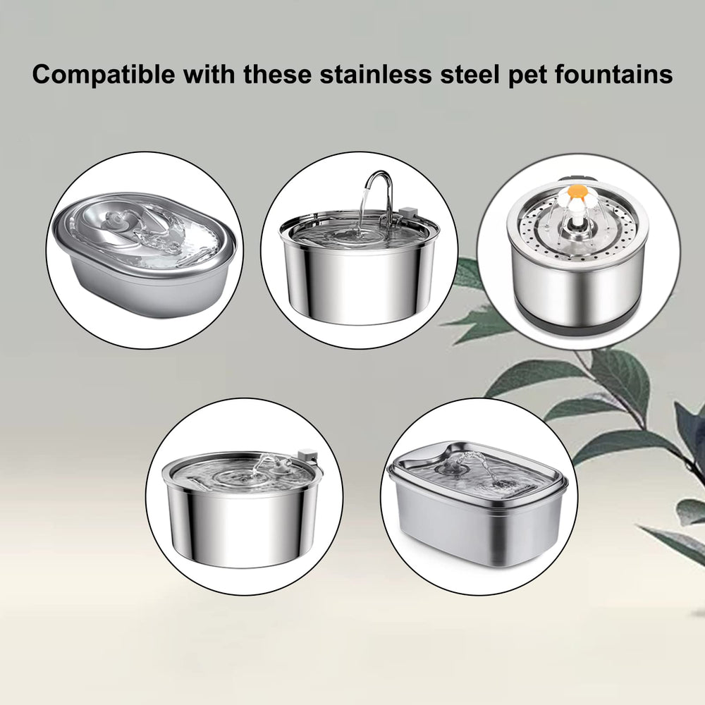Pompe Petilog pour fontaine chat 2l en inox, compatibilité assurée