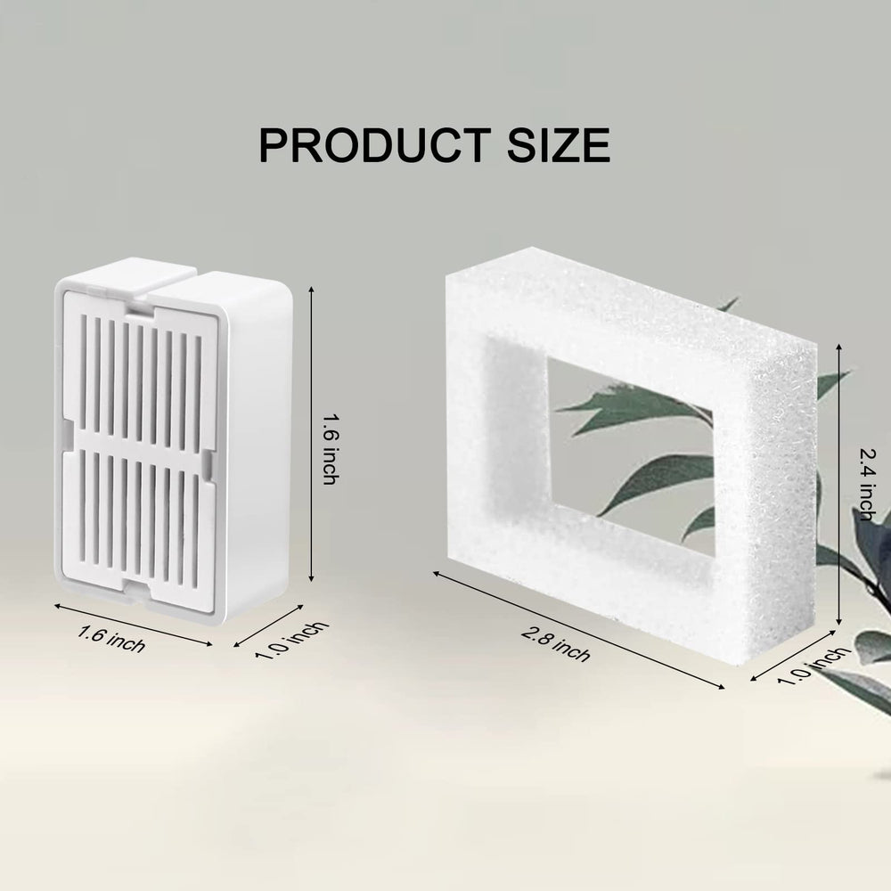 Support de filtre Petilog pour fontaine chat, installation simple et rapide.