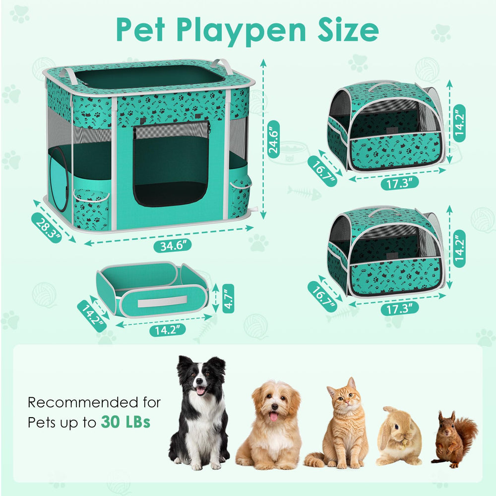 PETIMBER Sac de rangement et poches latérales gardent les accessoires accessibles.
