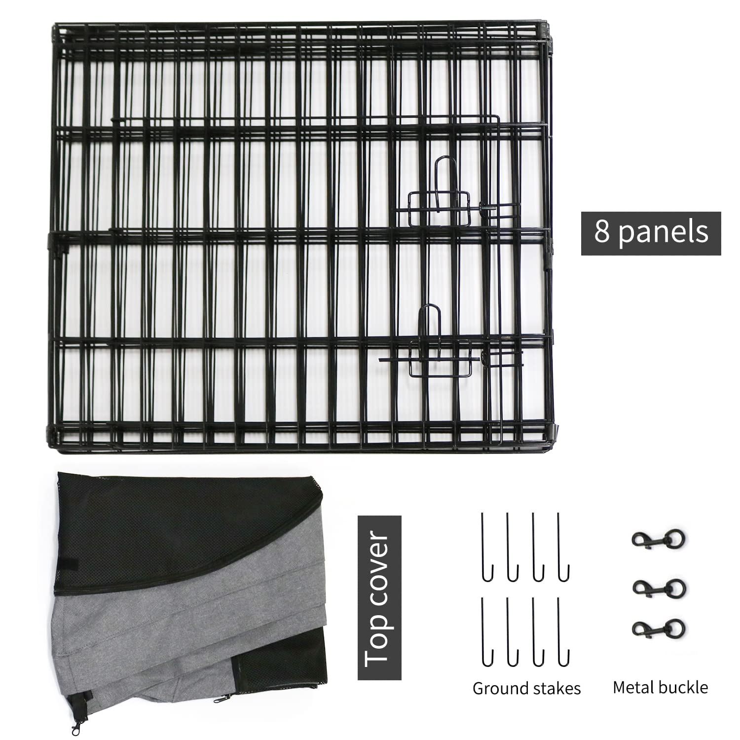 Enclos PETIME adapté pour petits et moyens chiens 26-40 lb.
