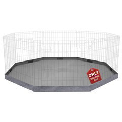 Tapis de fond PETIME pour parc chien 24 pouces protège le sol et reste stable.