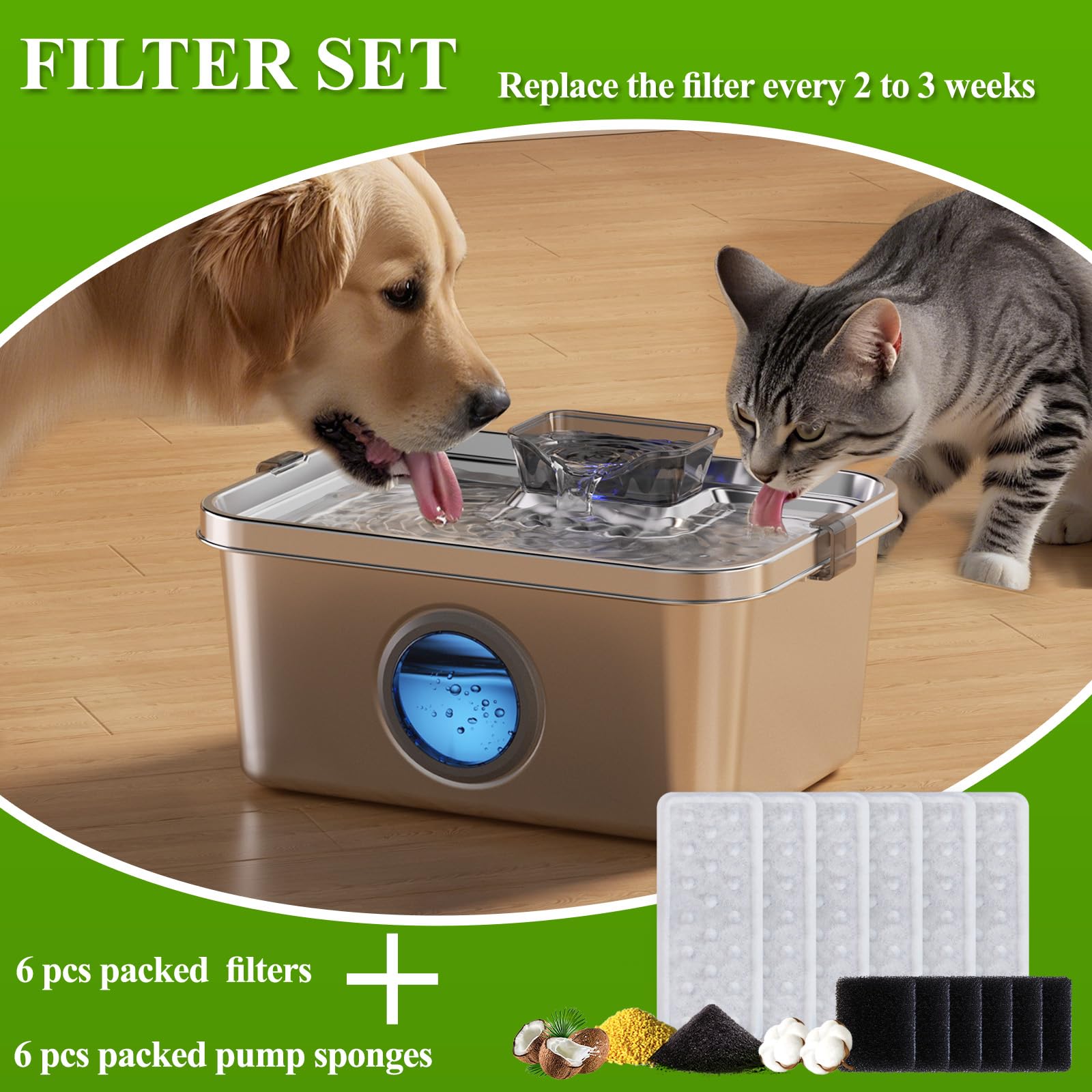 Compatibilité PETIMI PF-SS-01-02-03, ajuste parfaitement deux fontaines du modèle