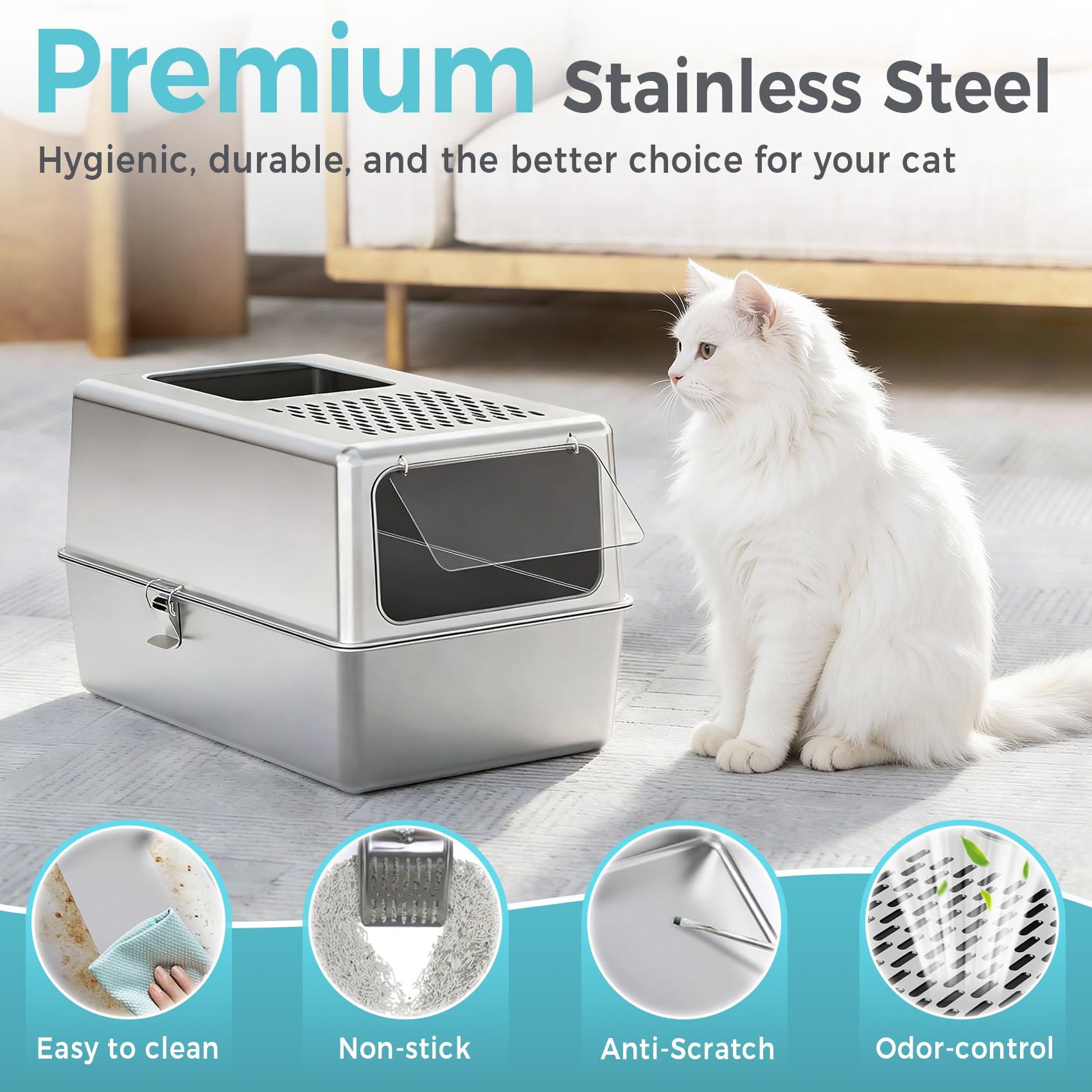 Petinstinct hauts-bords prevention-eclaboussures pour sols propres.