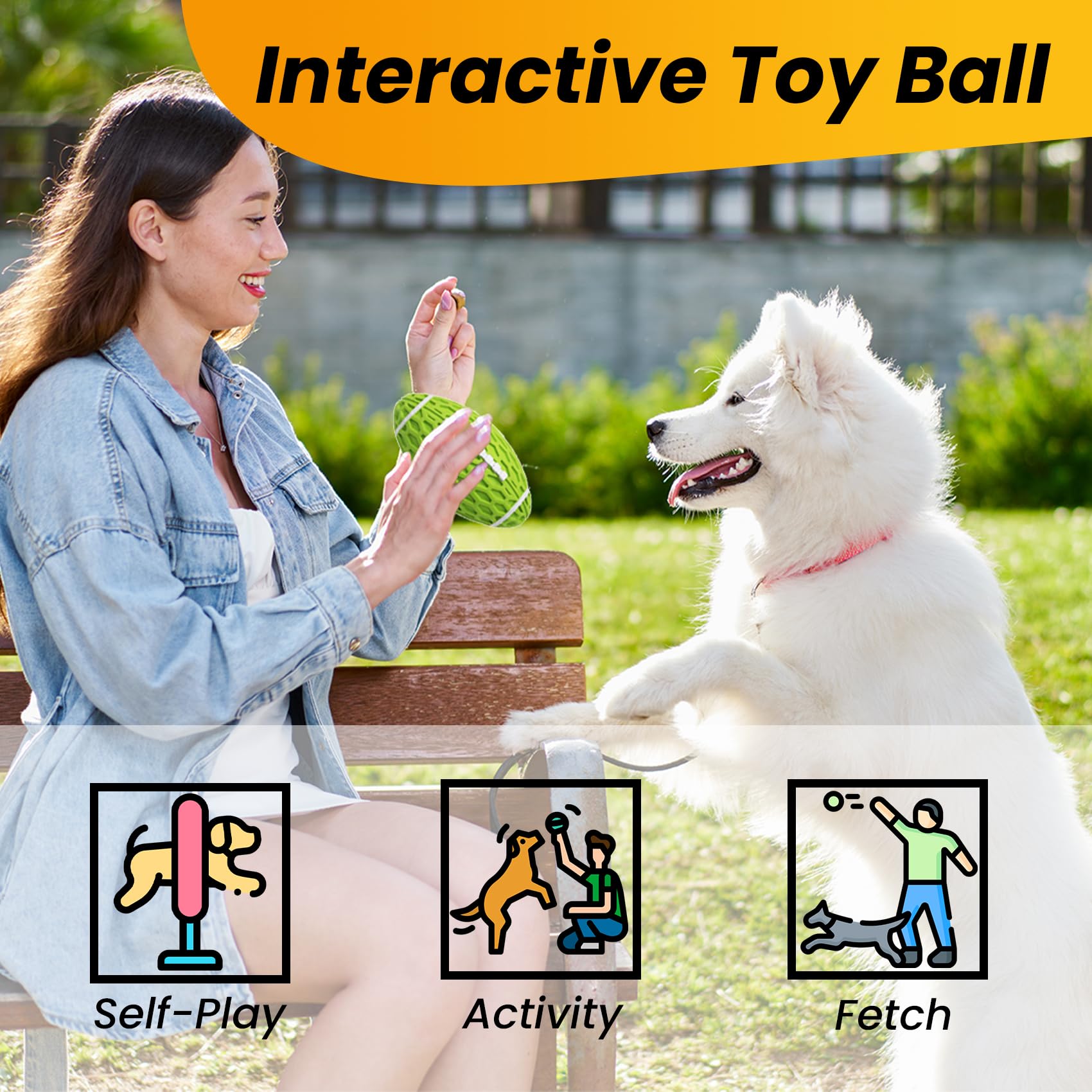 Petinstinct balle-caoutchouc-naturel-4mm, durabilité renforcée pour chiens agressifs