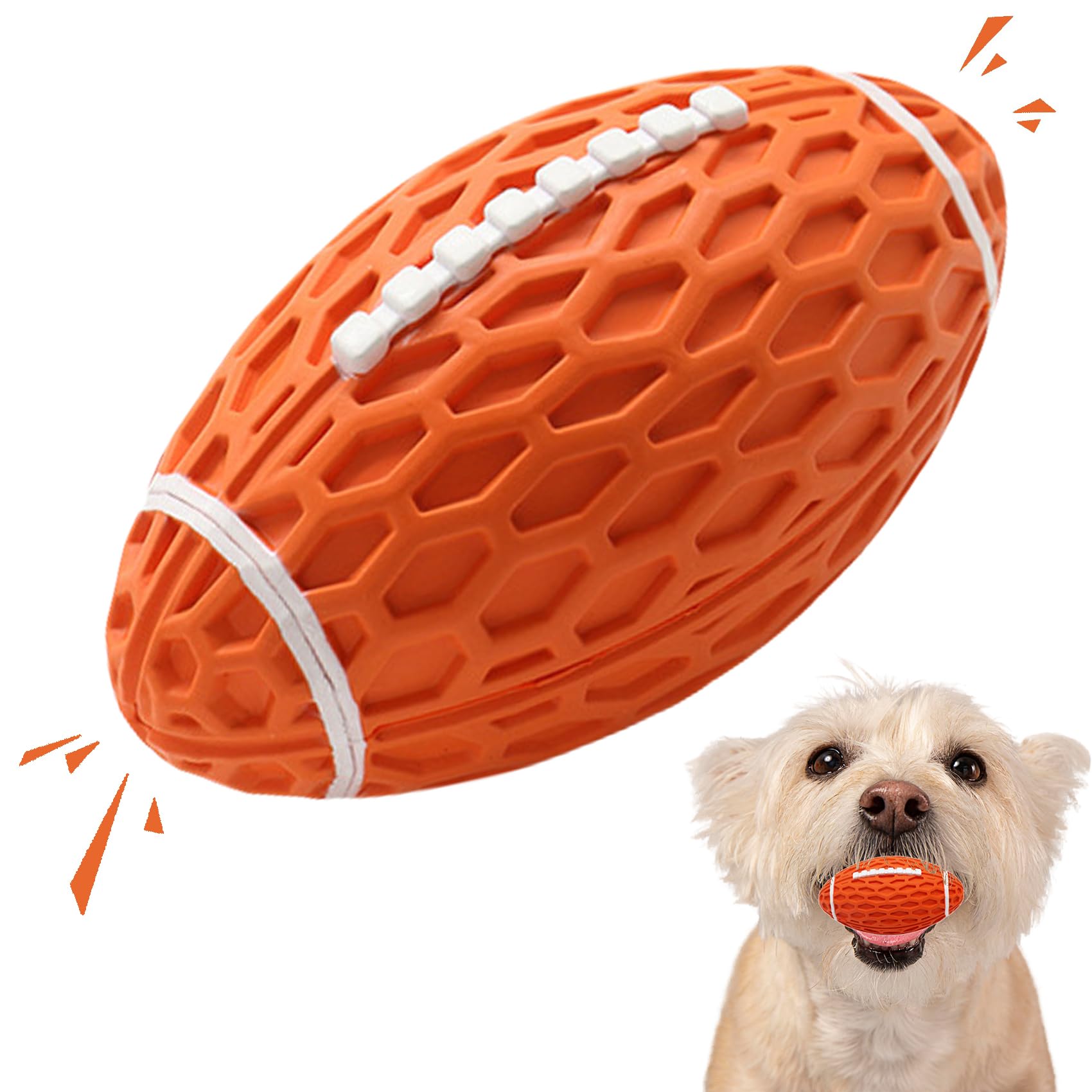 Petinstinct balle chien à cri petit, stimule le jeu et l'entraînement.