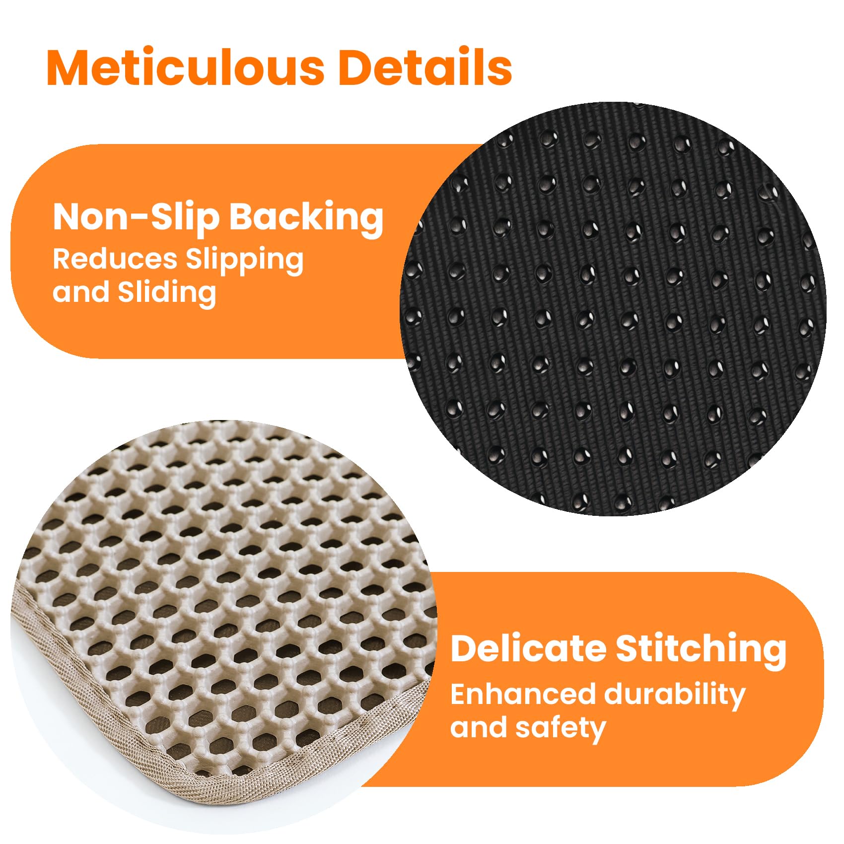 Confort et surface généreuse Petinstinct pour accéder facilement au bac à litière.