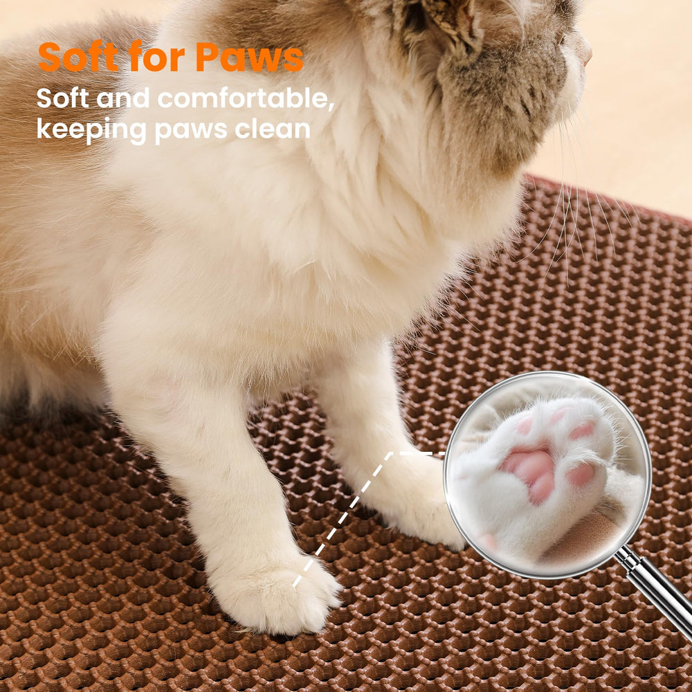 Petinstinct tapis-litiere antiderapant: base anti-dérapante reste en place.