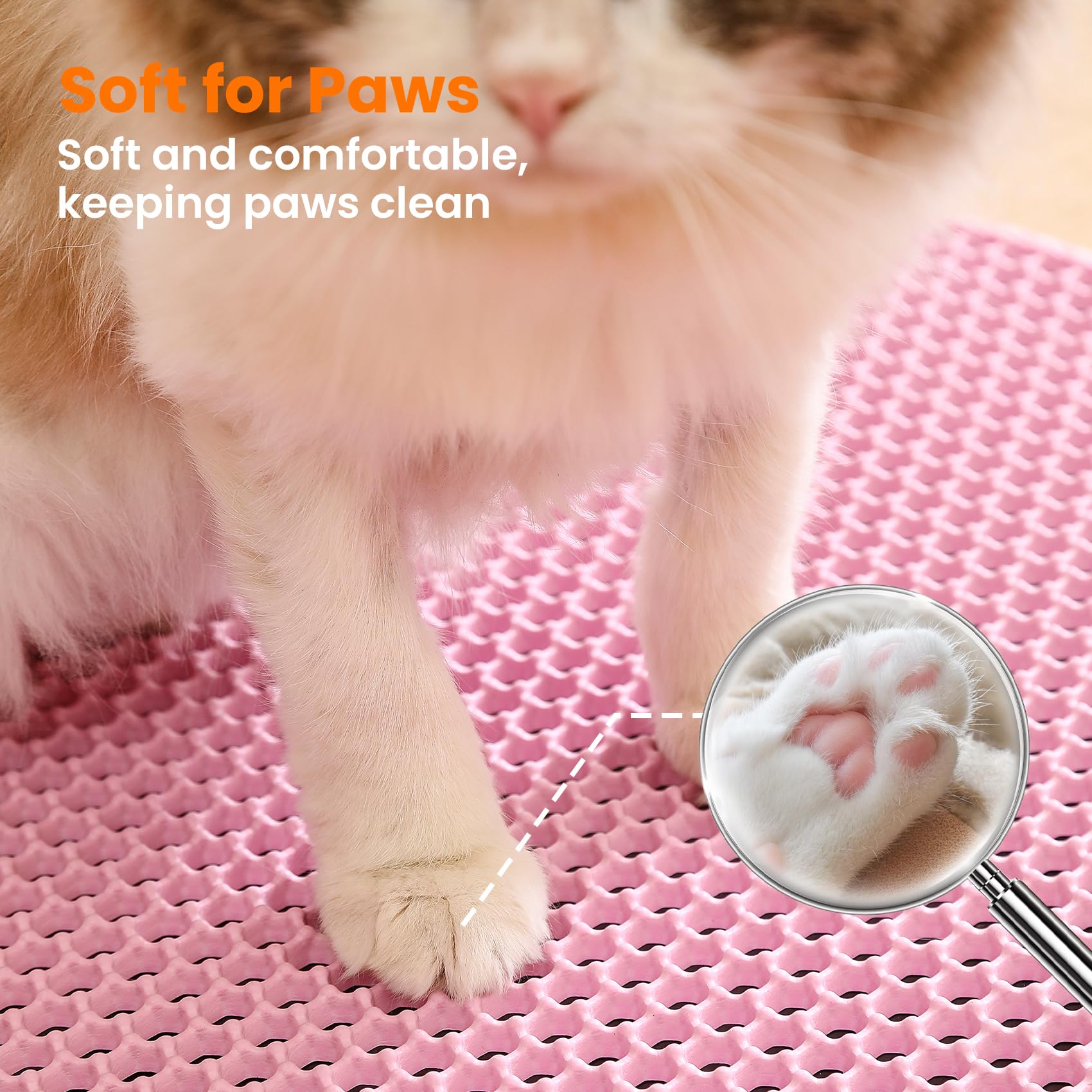 Tapis Petinstinct anti-traces, capture les particules et réduit la poussière.