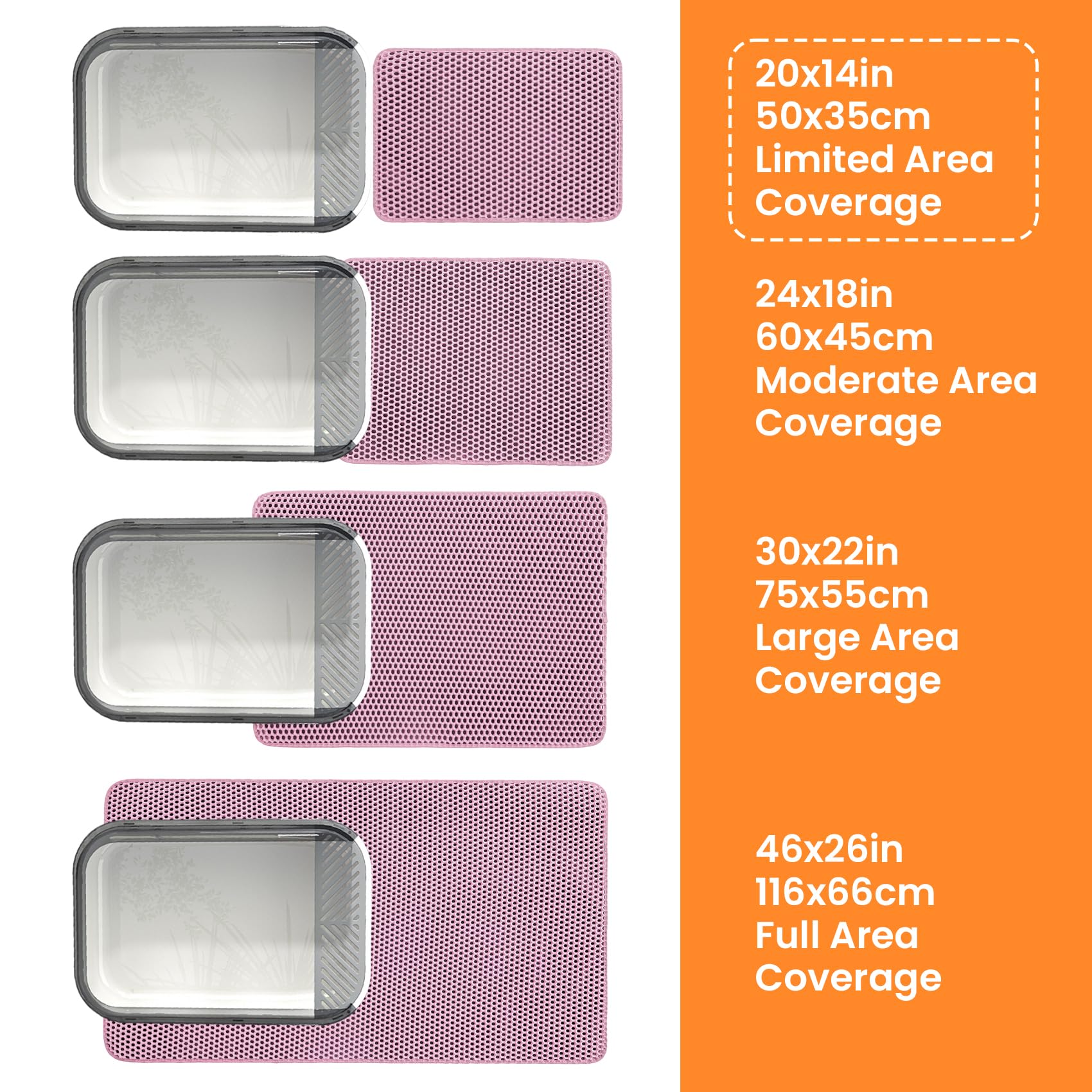 Tapis Petinstinct rose, usage quotidien facile et résistance longue durée.