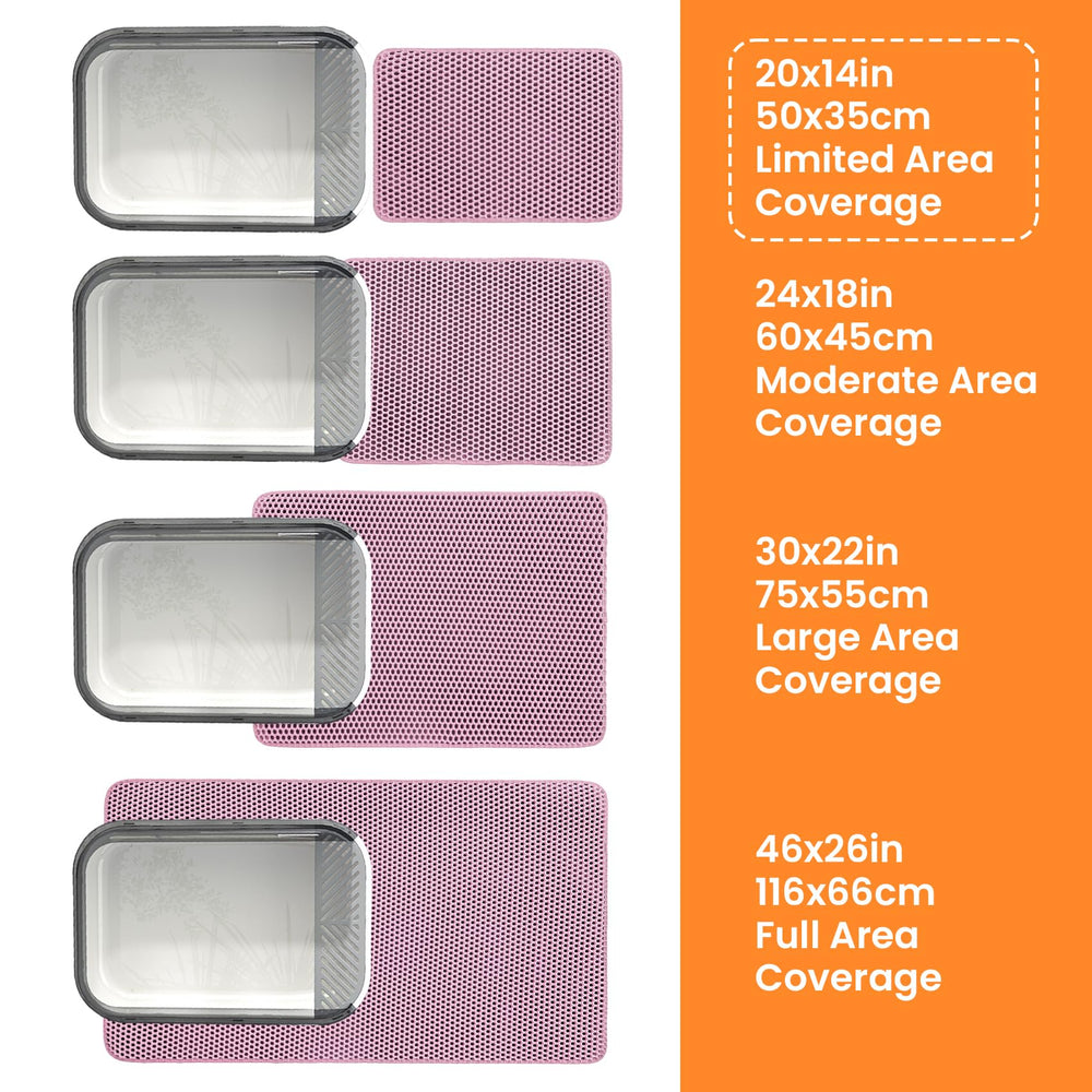 Tapis Petinstinct rose, usage quotidien facile et résistance longue durée.