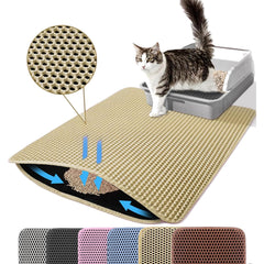 Tapis Petinstinct extralarge nid-dabeille capture les débris et protège le sol.