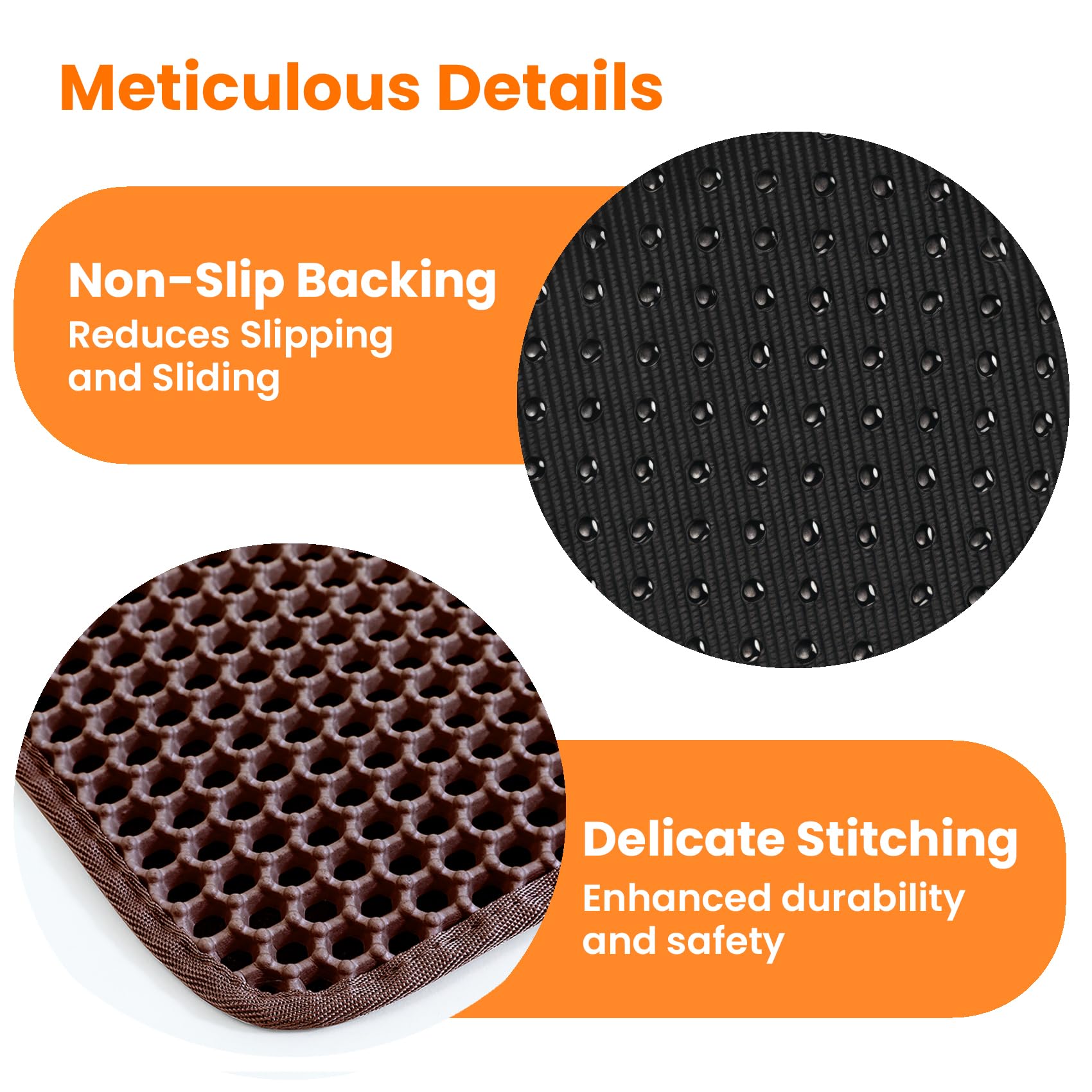 Protection des sols grâce au tapis Petinstinct placé devant ou sous la litière.