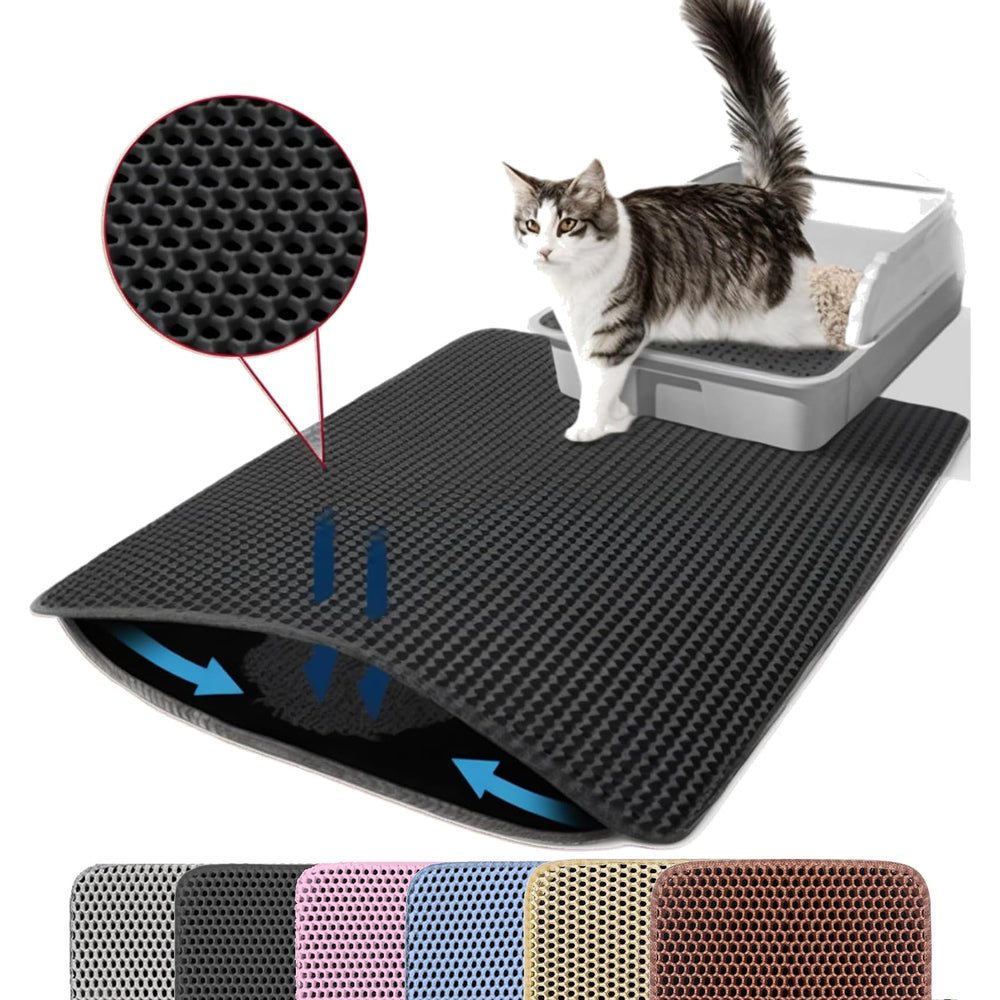Petinstinct Tapis Litière XL — vue avant, capte les débris et protège le sol