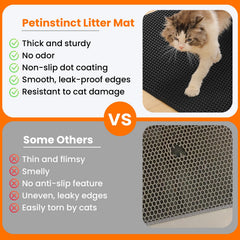 Petinstinct Tapis Litière XL — base étanche protège des liquides
