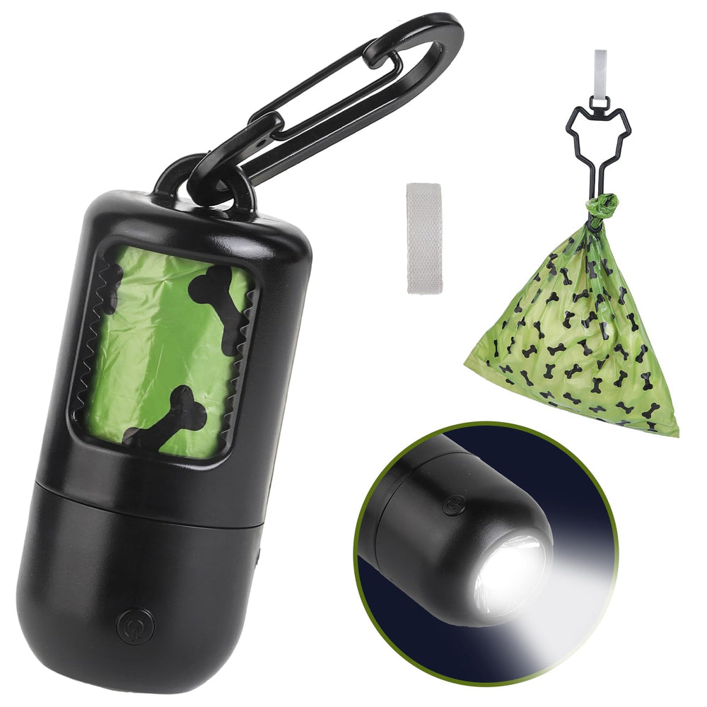PetIsay lampe LED intégrée pour promenades nocturnes sécurisées.