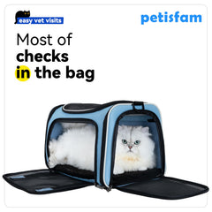 Petisfam transport-chat poids leger facilitant les trajets quotidiens.