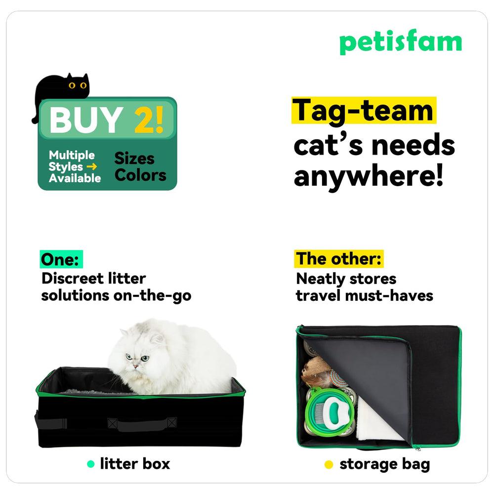 Accessoires inclus: scooper et bol pliable Petisfam
