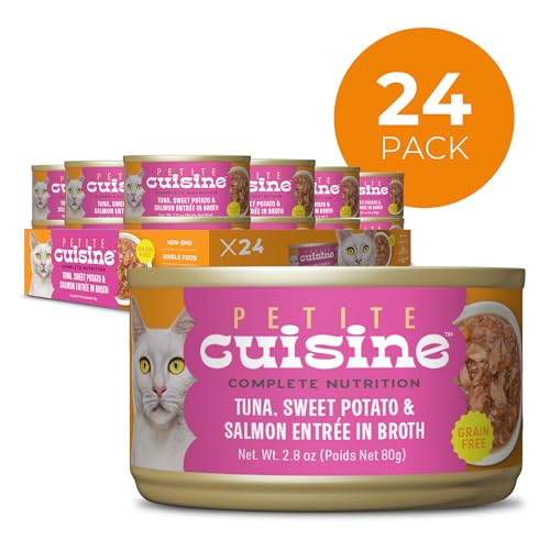 Petite Cuisine – thon-saumon-patate-douce-bouillon: texture savoureuse.