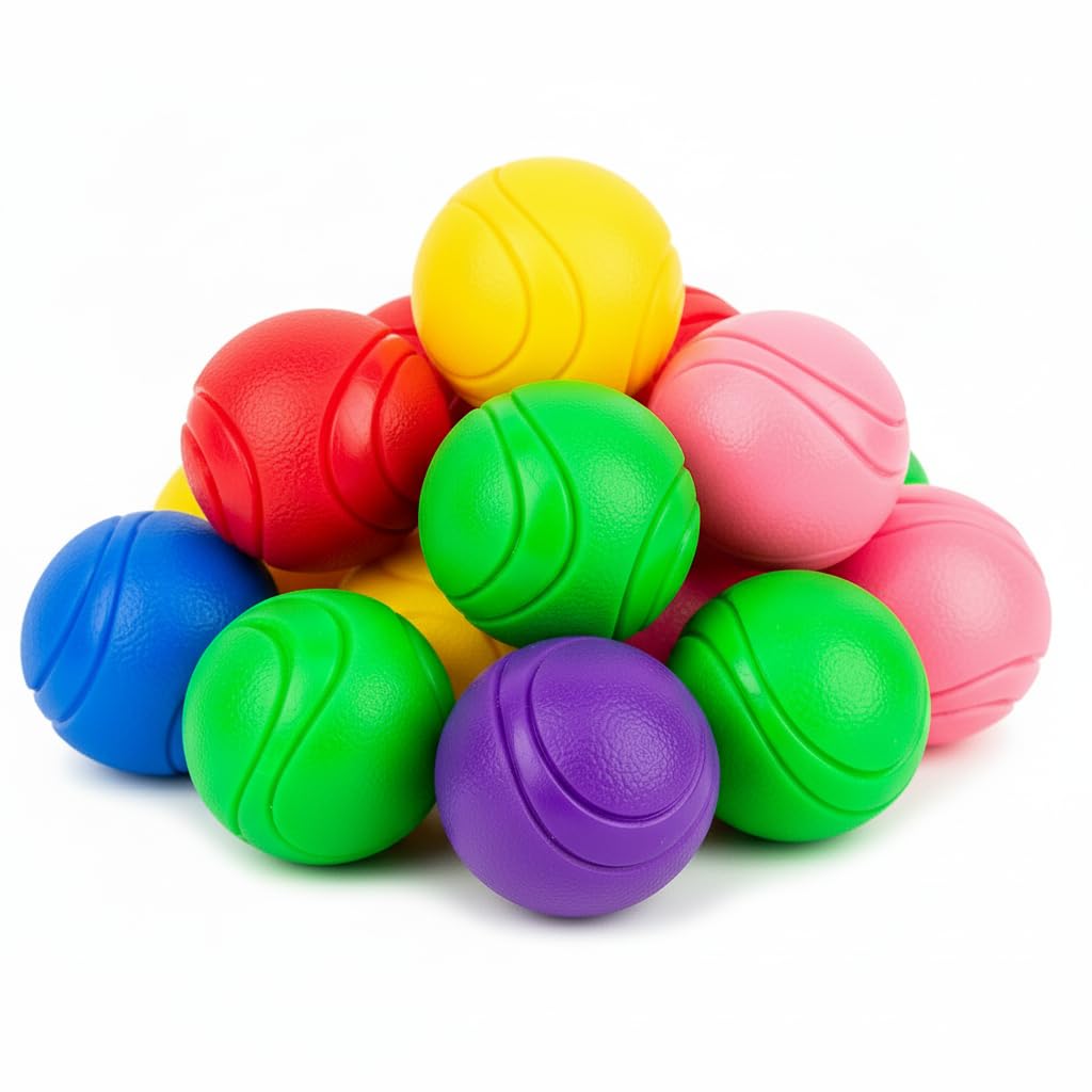Petite Paws SuperFetch balle rouge, idéale pour le jeu de lancer.