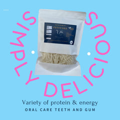 PETIVORE baton-poisson soin-dents, contribue a l'hygiene buccale lors des friandises.