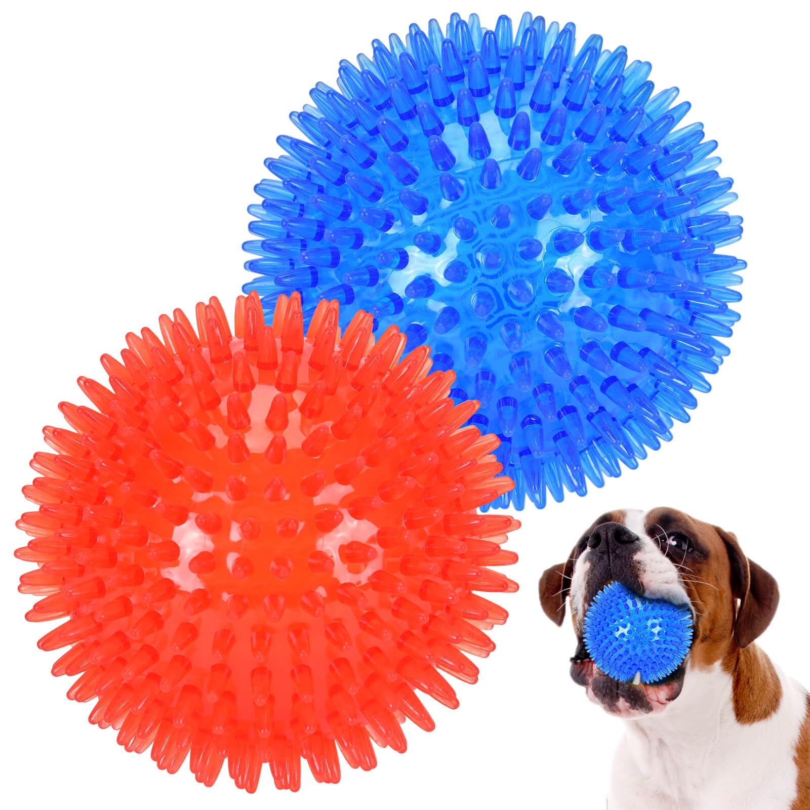 Petizer balle chien sifflement 4-5 pouces, stimulation naturelle de la poursuite.