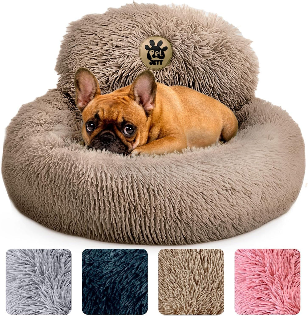 PetJett coussin anneau pour petit chien, confort enveloppant et repos paisible.