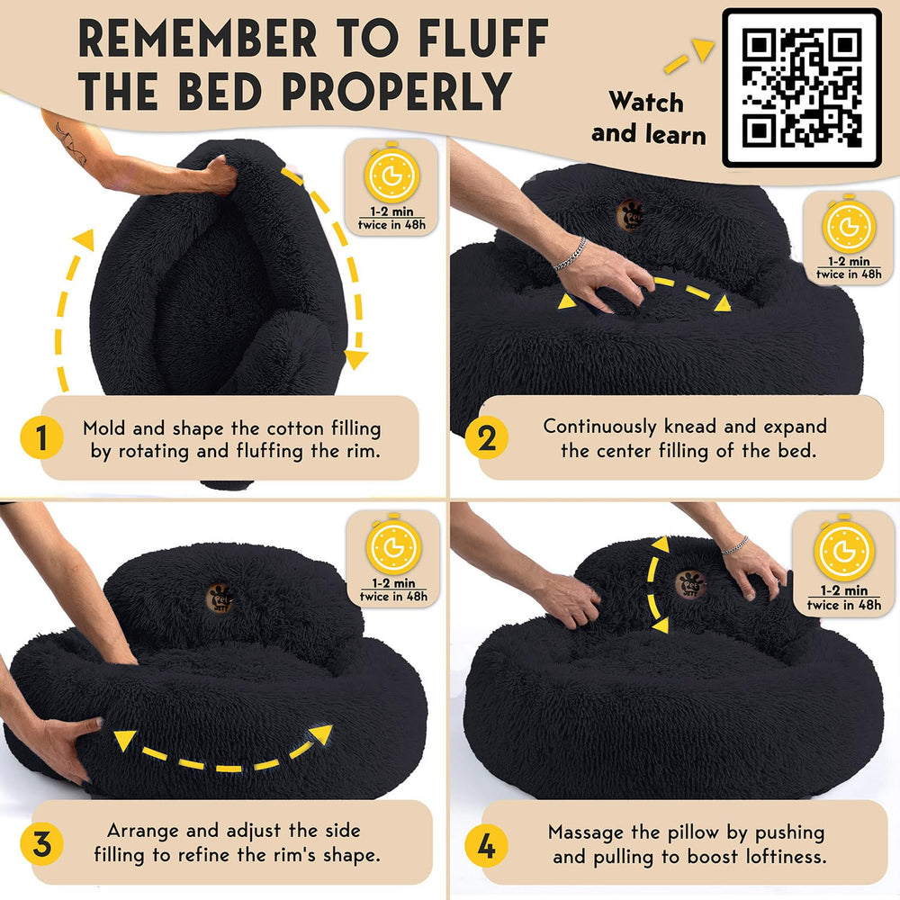 Lit PetJett beignet anti-glisse pour siestes en sécurité.