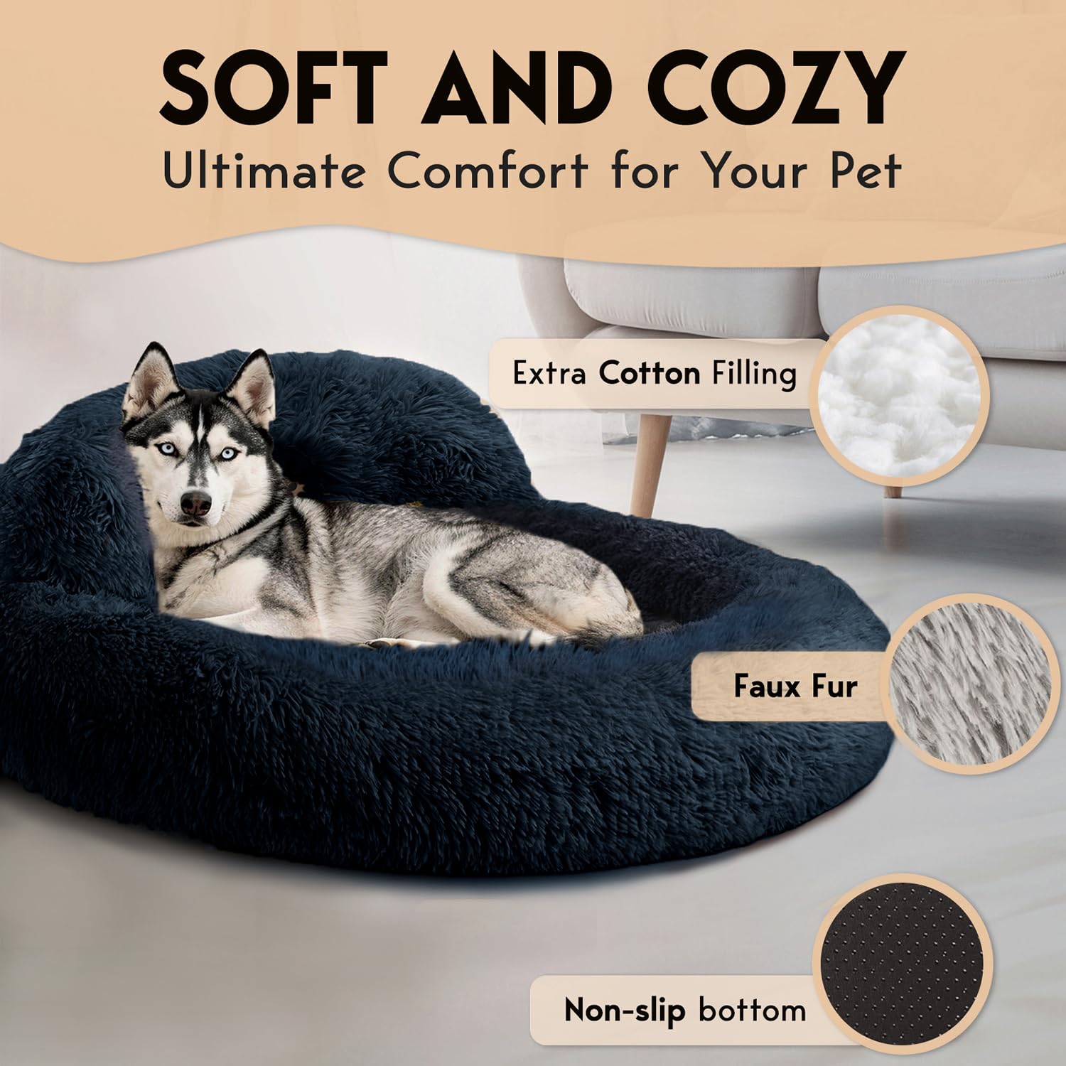 Oreiller de soutien PET JETT — douceur pour la tête et le cou
