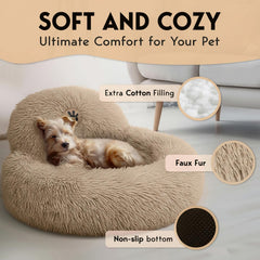 Oreiller soutien tête PetJett, posture reposante pour chien.