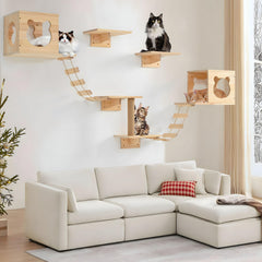 PETKABOO étagères murales pour chats: montage facile et options d’agencement