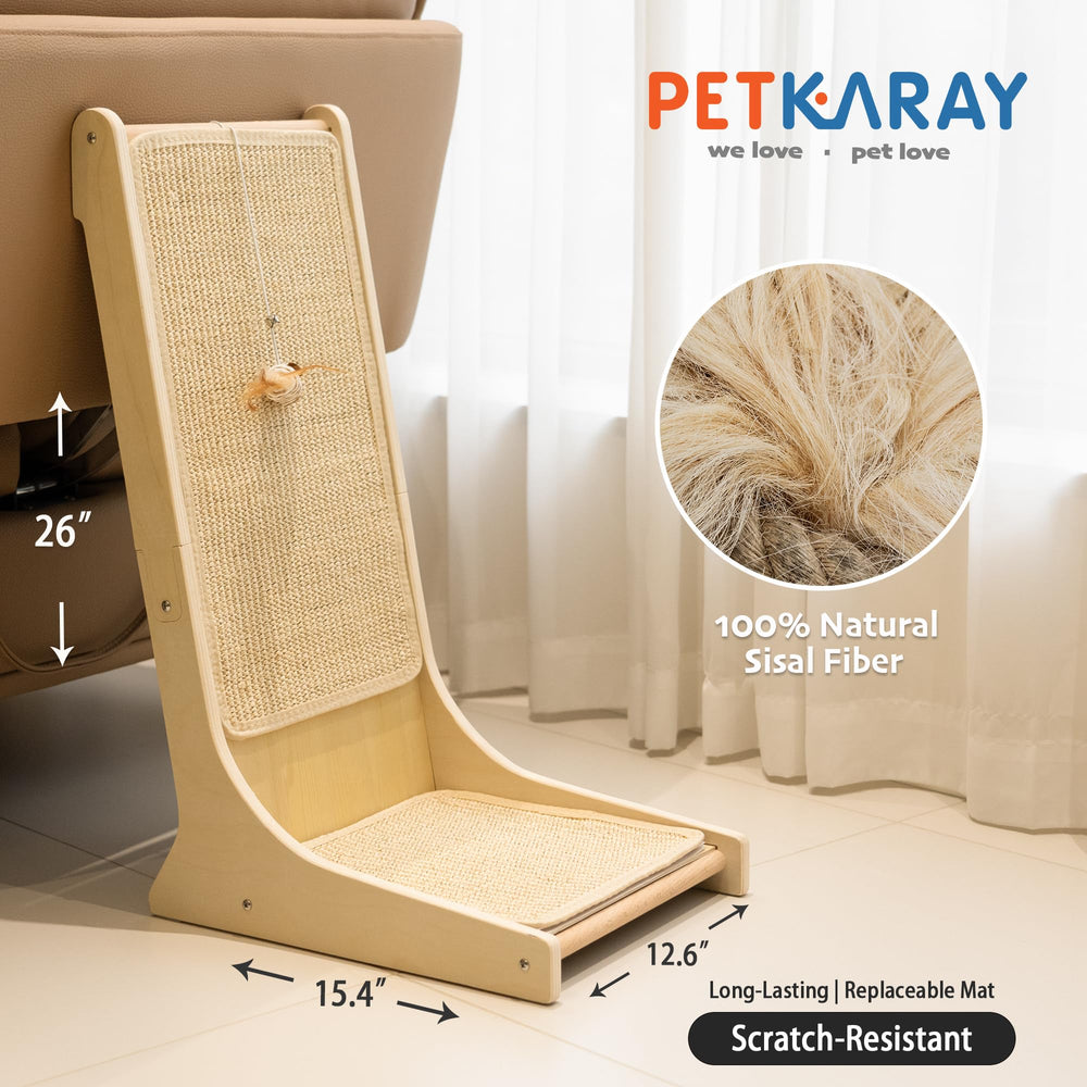 Base en bois solide PETKARAY pour stabilité durable