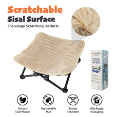 PETKARAY cadre métallique stable assure sécurité et stabilité du lit-hamac.