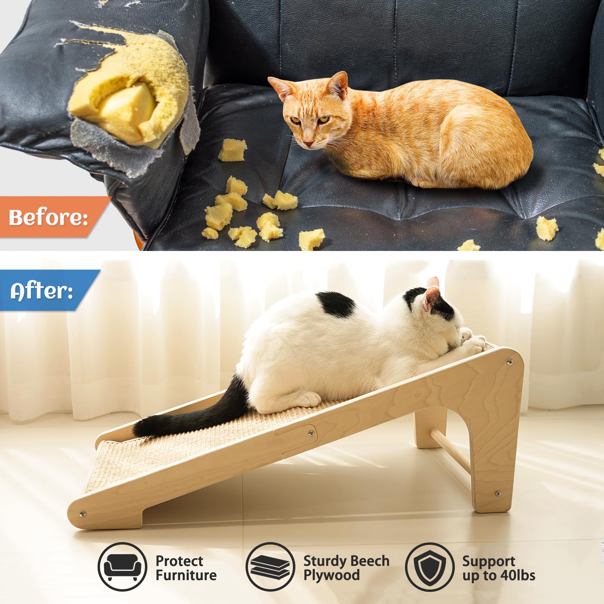 PetKARAY catnip-attirant-usage: attire l'attention du chat et invite au griffage.