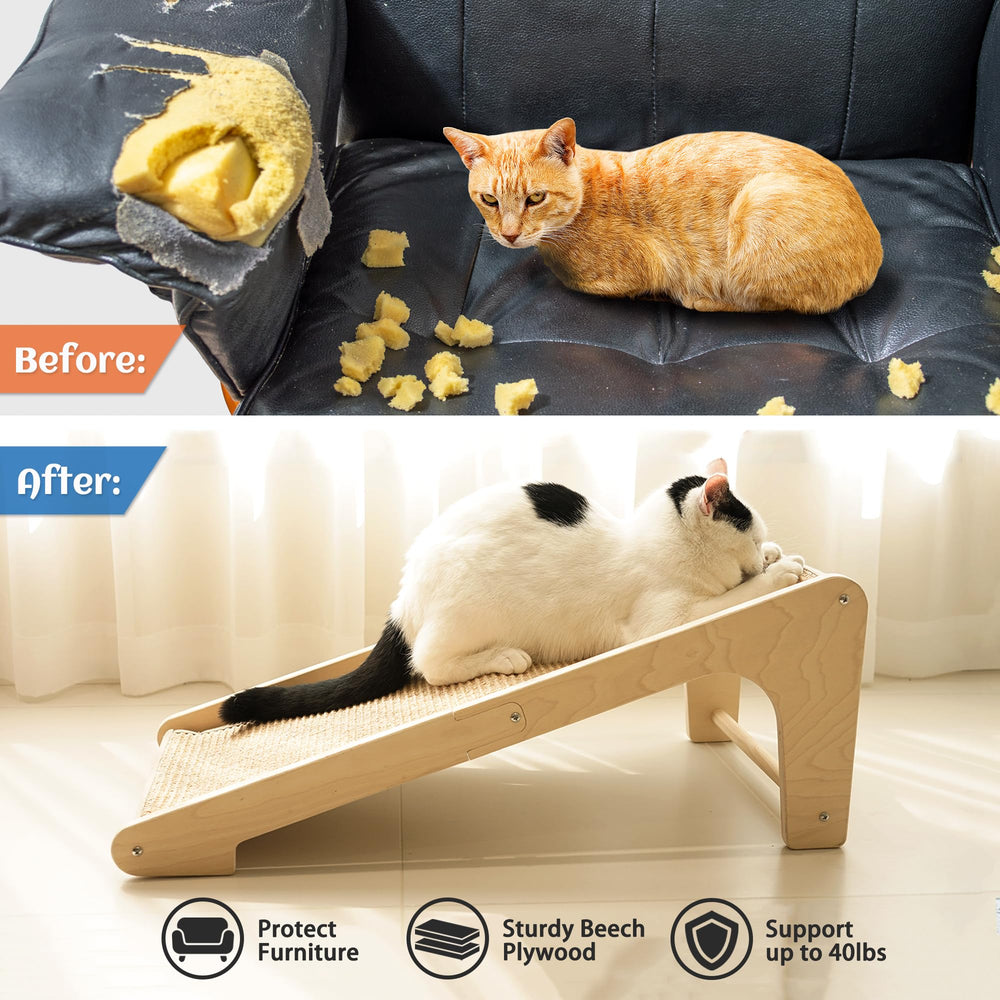 PetKARAY catnip-attirant-usage: attire l'attention du chat et invite au griffage.