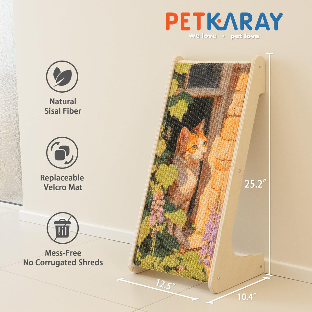 PETKARAY poteau-griffes chat en sisal, poste stable et durable.