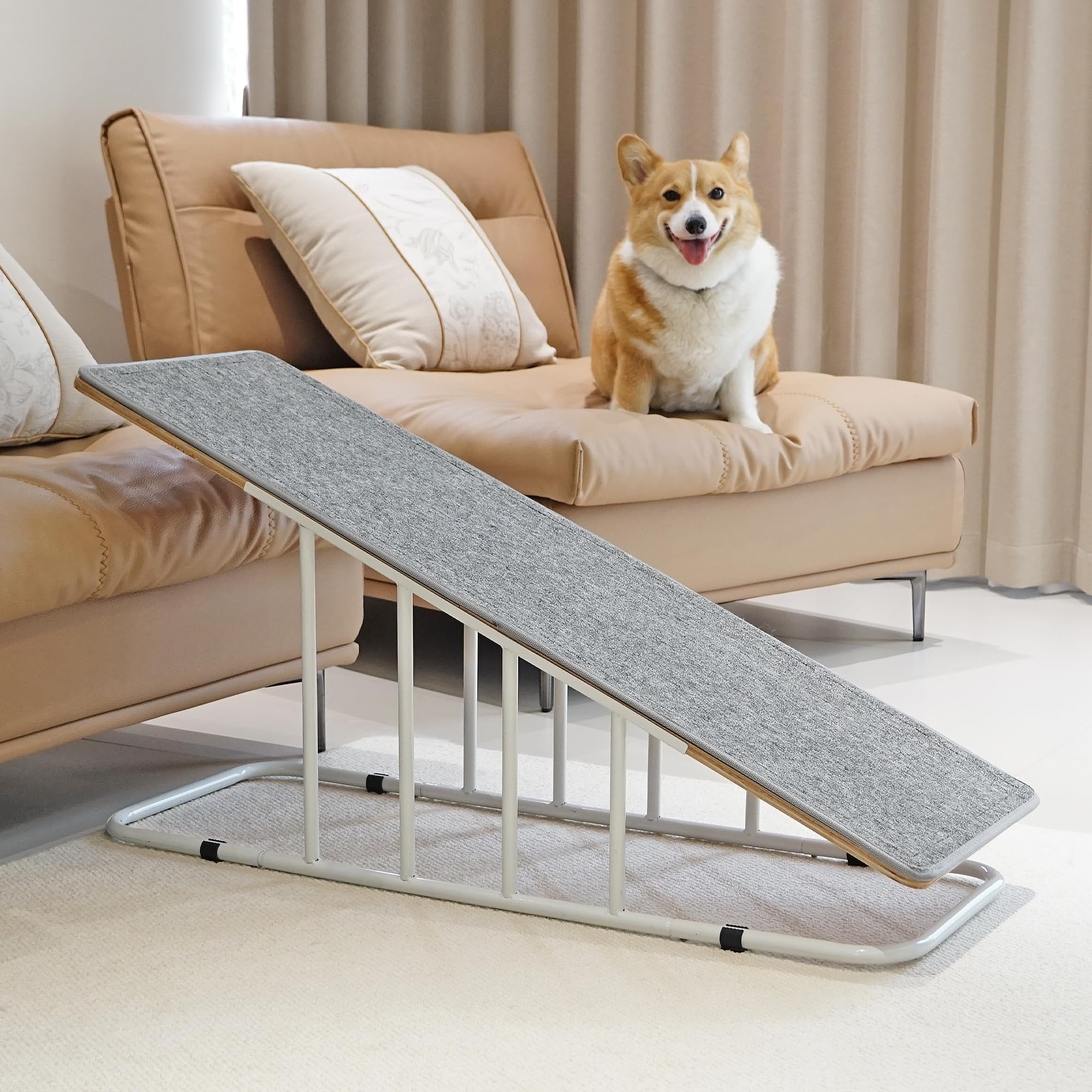 PETKARAY Rampe pour chien pour lit, facilite l’accès confortable au canapé.