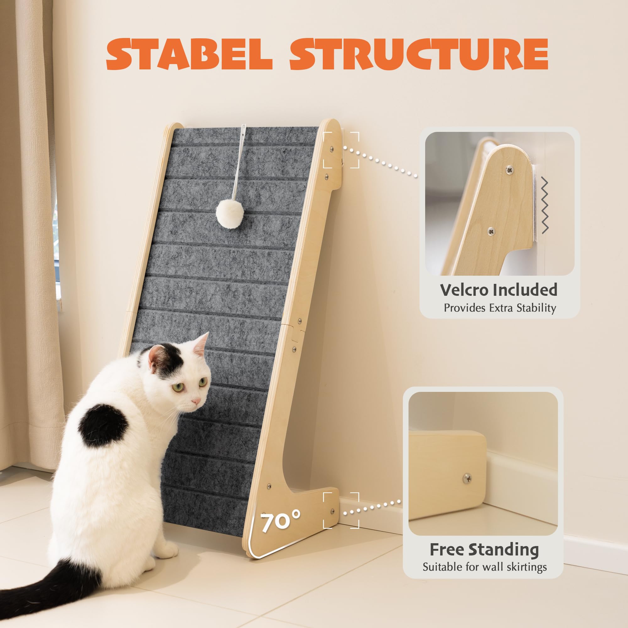 PETKARAY tapis-feutre-ha-densite: surface agréable qui prolonge l’utilisation.