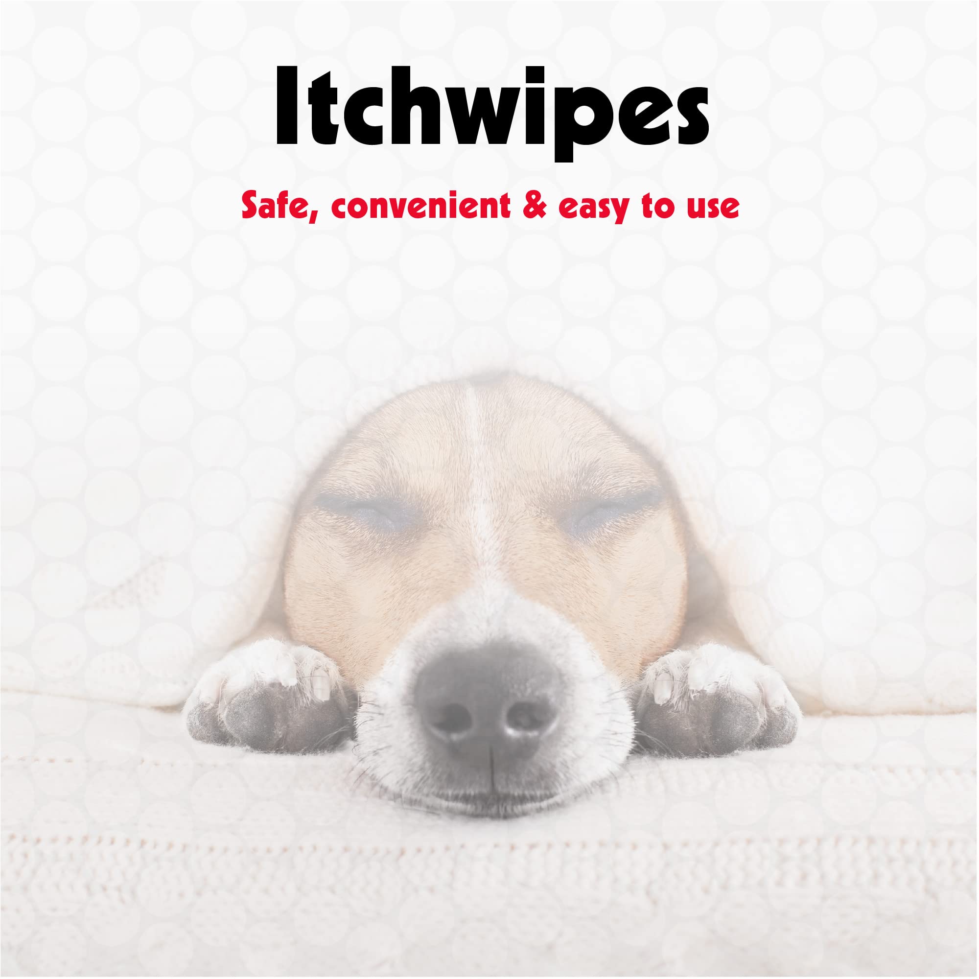 Texture douce des lingettes Petkin apaise les zones sensibles.