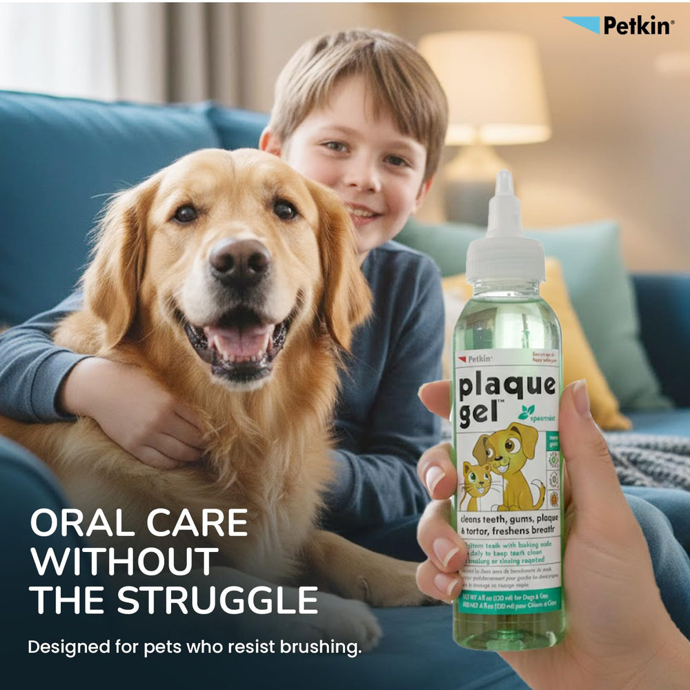 Gel Petkin haleine plus fraîche grâce à la menthe.