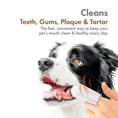 Petkin tissu-micro-brosse-plaque-tartre-dentaire: nettoyage efficace des surfaces dentaires.