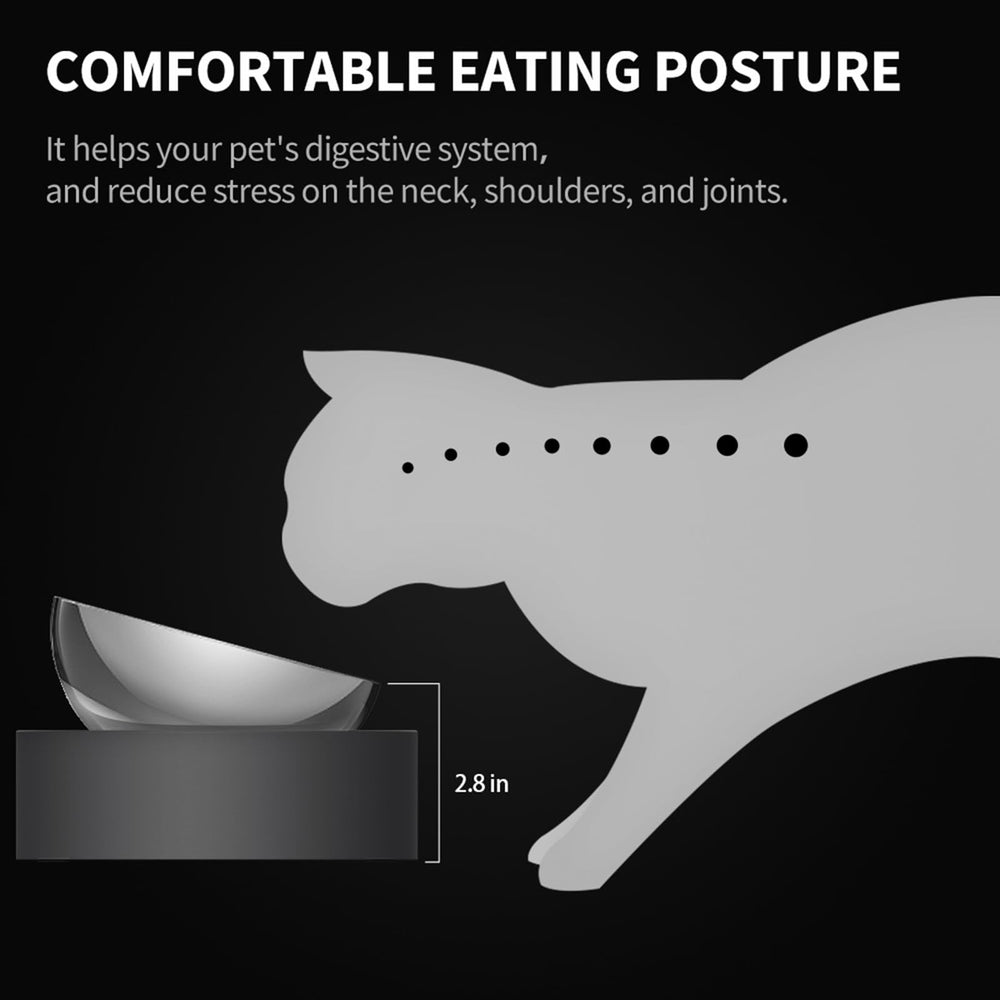 PETKIT ouverture large et bords arrondis pour alimentation confortable