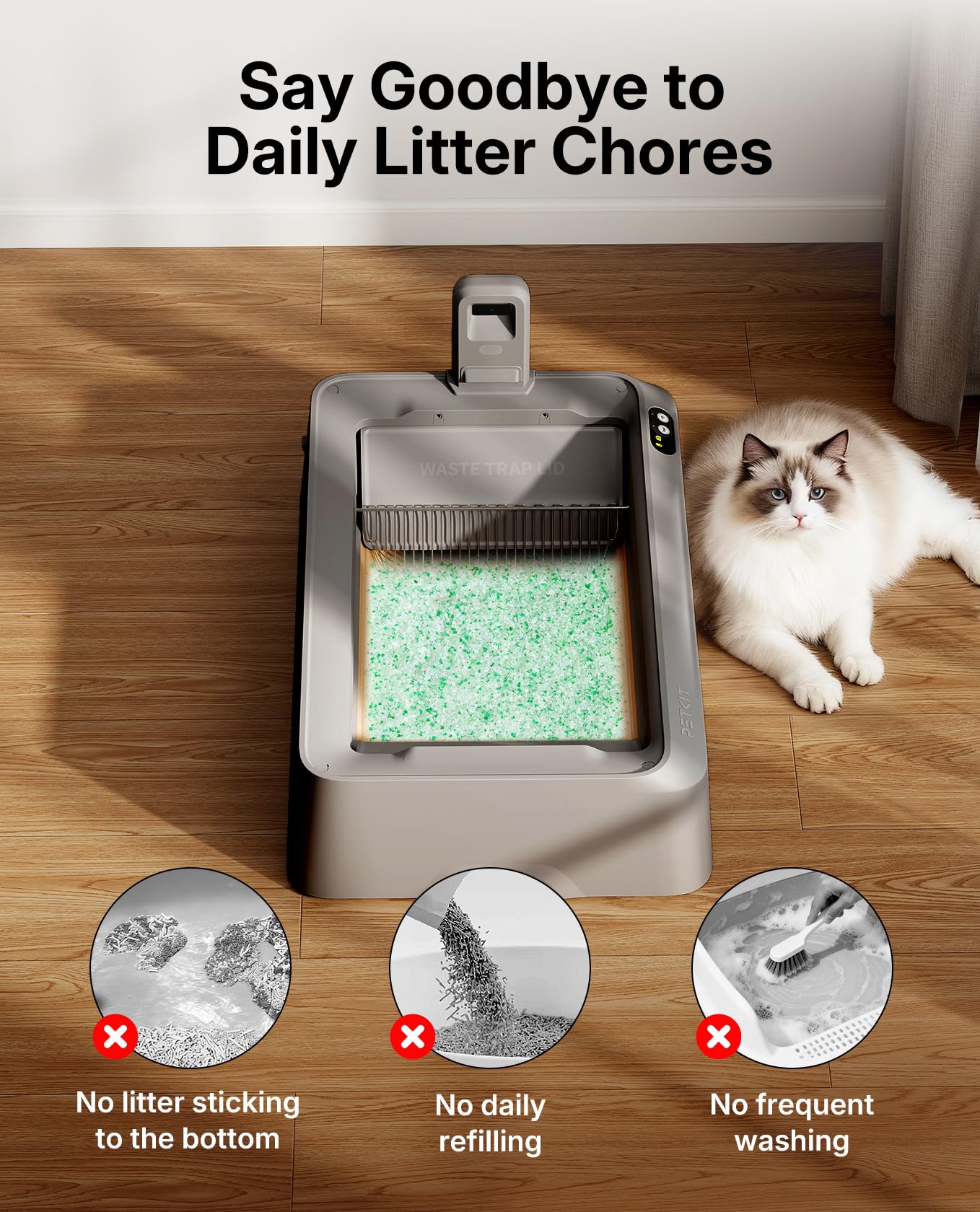 PETKIT Crystal jusqu-a-30-jours-frais : fraicheur durable sans reapprovisionnement
