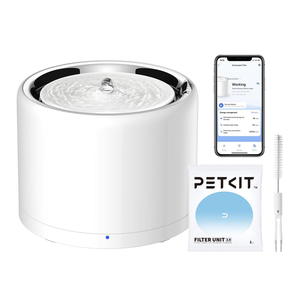PETKIT Eversweet 3 Pro – Conteneur inox, eau propre pour chats.