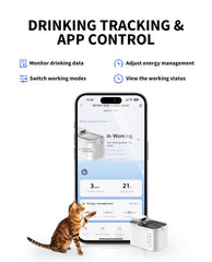 PETKIT Eversweet Max - mode flux continu pour une hydratation fluide et constante.