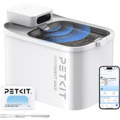 PETKIT Eversweet Max - installation sans fil facilitant l'emplacement dans la cuisine, salon ou chambre.