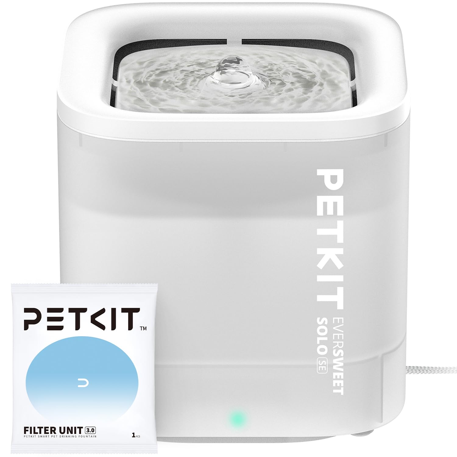 Fontaine PETKIT pour chat avec pompe sans fil, pratique et silencieuse.