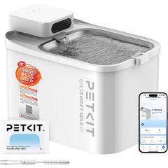 PETKIT fontaine eau chat sans-fil, mobilité pratique.